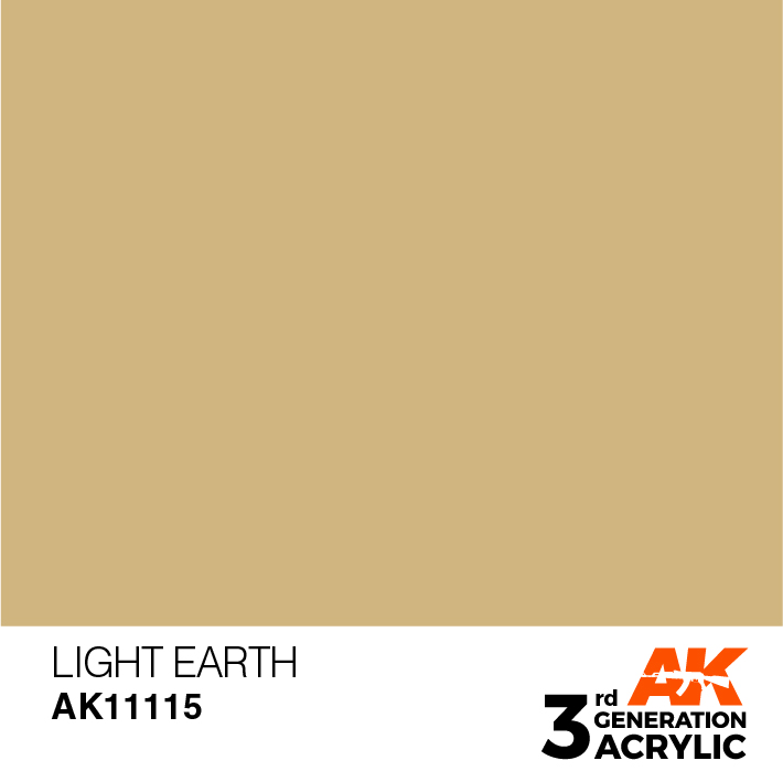 AK-Interactive 3rd Gen Paints: Light Earth 