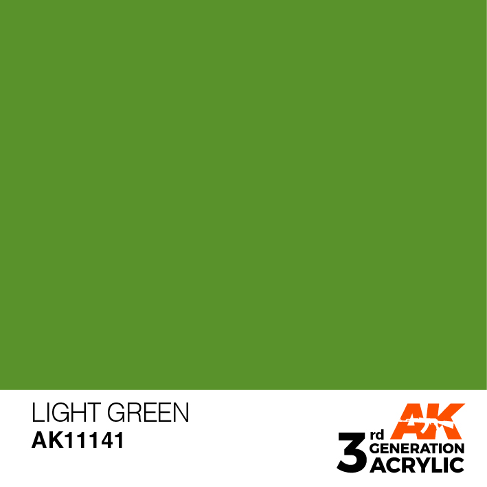AK-Interactive 3rd Gen Paints: Light Green 