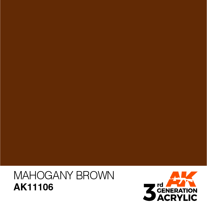 AK-Interactive 3rd Gen Paints: Mahogany Brown 