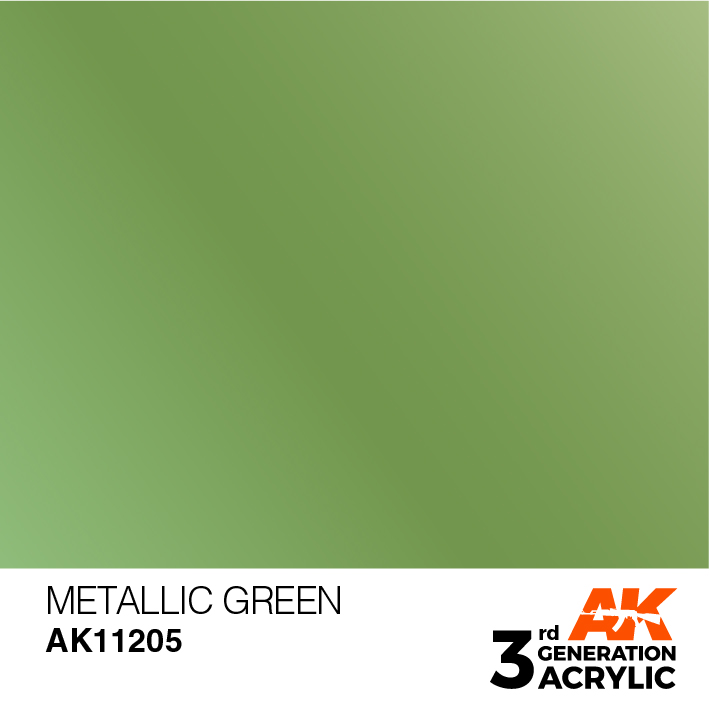 AK-Interactive 3rd Gen Paints: Metallic Green 