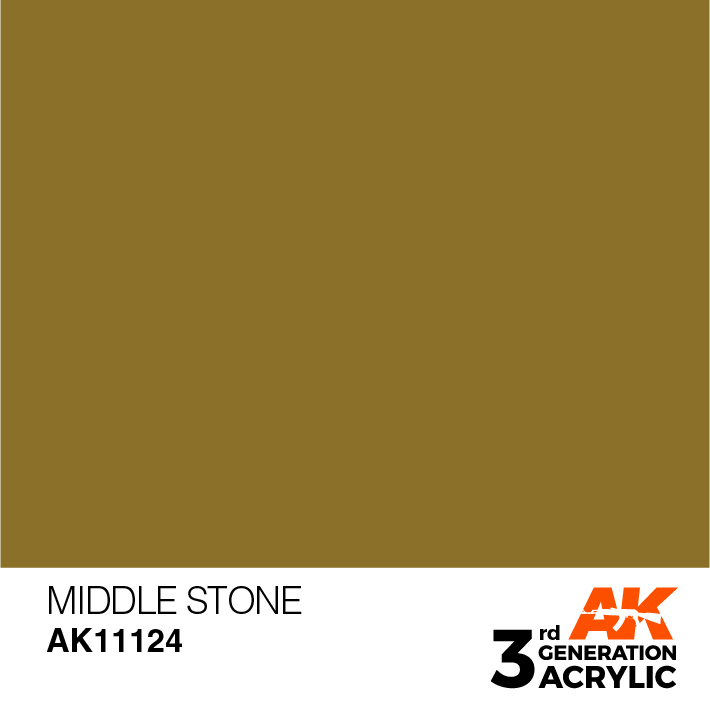 AK-Interactive 3rd Gen Paints: Middle Stone 
