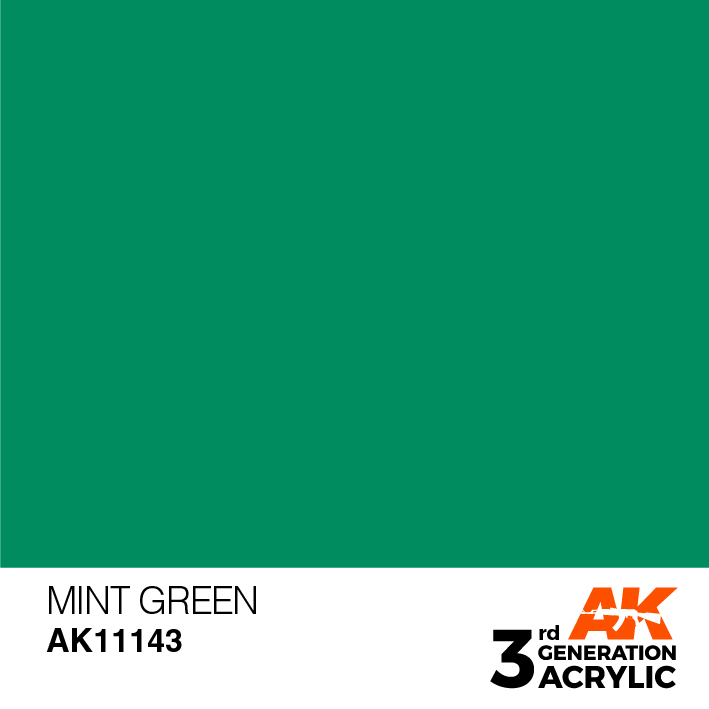 AK-Interactive 3rd Gen Paints: Mint Green 