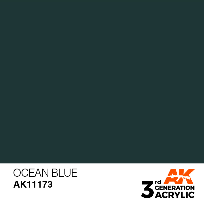 AK-Interactive 3rd Gen Paints: Ocean Blue 
