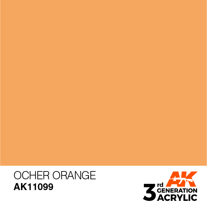 AK-Interactive 3rd Gen Paints: Ocher Orange 