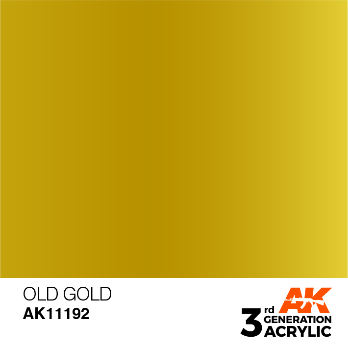 AK-Interactive 3rd Gen Paints: Old Gold 