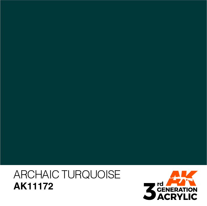 AK-Interactive 3rd Gen Paints: Old Turquoise 