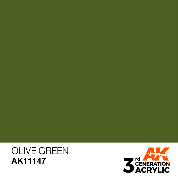 AK-Interactive 3rd Gen Paints: Olive Green 