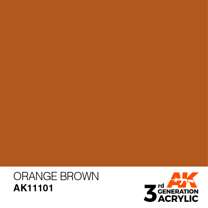AK-Interactive 3rd Gen Paints: Orange Brown 