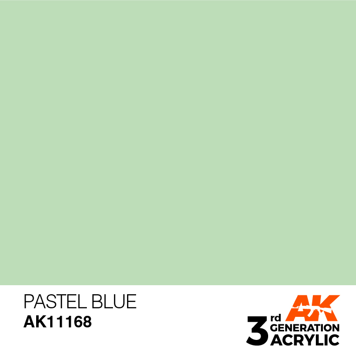 AK-Interactive 3rd Gen Paints: Pastel Blue 