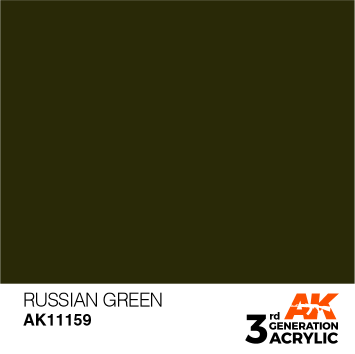 AK-Interactive 3rd Gen Paints: Russian Green 