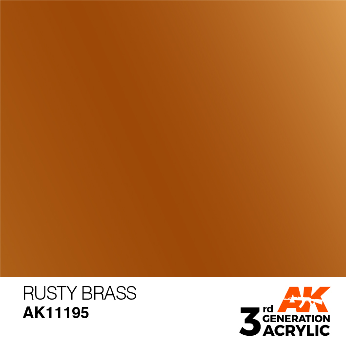 AK-Interactive 3rd Gen Paints: Rusty Brass 