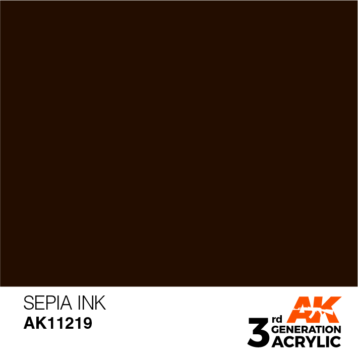 AK-Interactive 3rd Gen Paints: Sepia Ink 