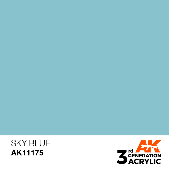 AK-Interactive 3rd Gen Paints: Sky Blue 