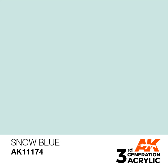 AK-Interactive 3rd Gen Paints: Snow Blue 
