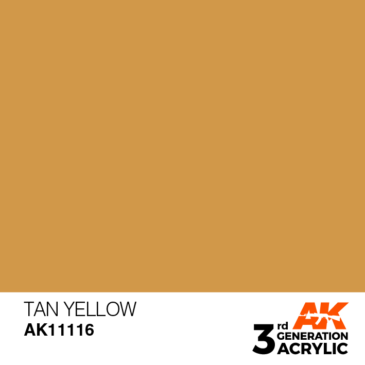 AK-Interactive 3rd Gen Paints: Tan Yellow 
