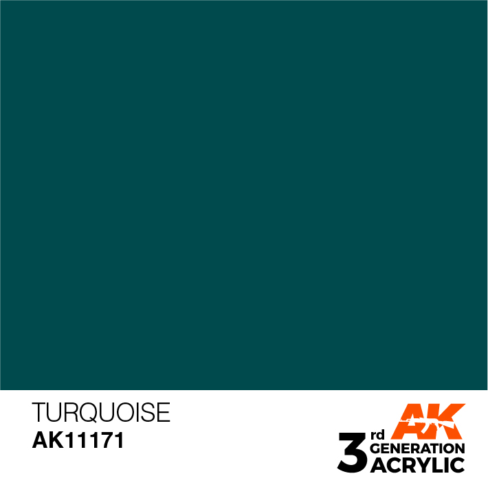 AK-Interactive 3rd Gen Paints: Turquoise 