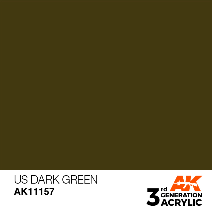 AK-Interactive 3rd Gen Paints: US Dark Green 