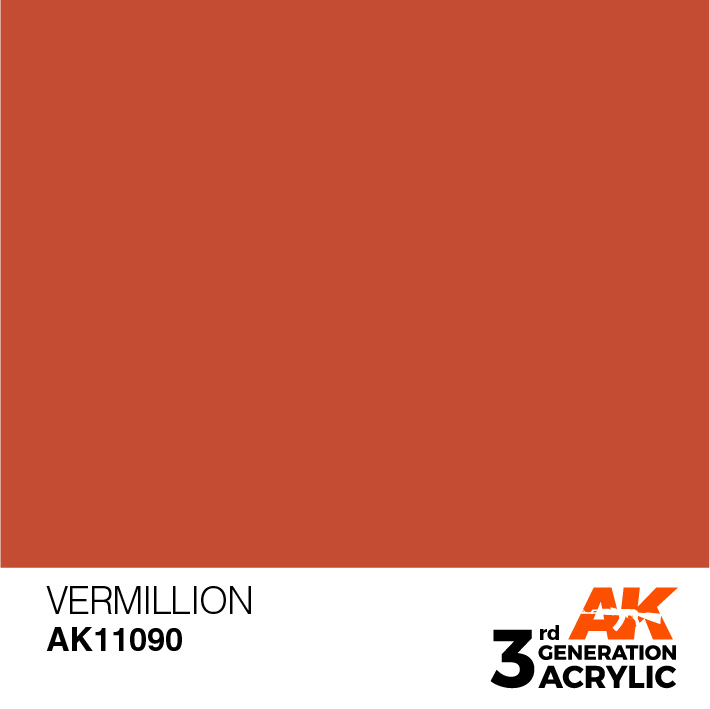 AK-Interactive 3rd Gen Paints: Vermillion 