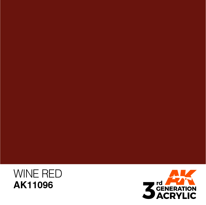 AK-Interactive 3rd Gen Paints: Wine Red 