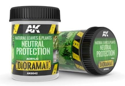 AK-Interactive Acrylic Diorama Series: Natural Leaves & Plants Neutral Protection 