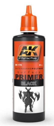 AK-Interactive Akrylics: Surface Primer Black (60 ml) 