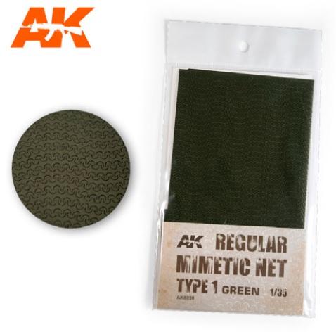 AK-Interactive: Camouflage Mimetic Net Type 1 - Green 