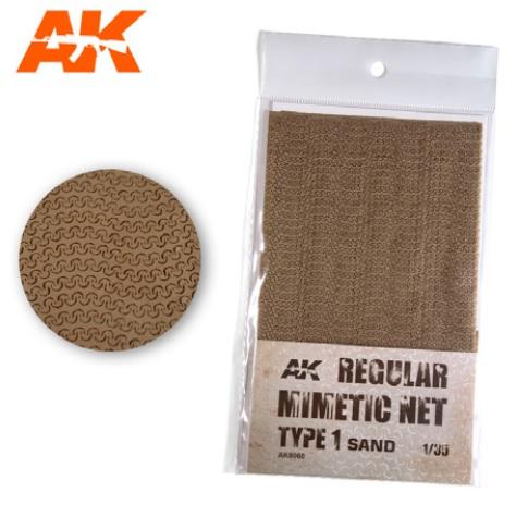 AK-Interactive: Camouflage Mimetic Net type 1 - Sand 