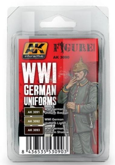 AK-Interactive Figure Series: Set- WWI German Uniforms 