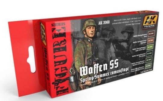 AK-Interactive Figure Series: Set- Waffen SS Spring/ Summer Camouflage 