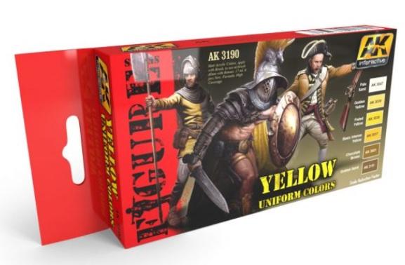 AK-Interactive Figure Series: Set- Yellow Uniform Colors 