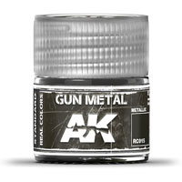 AK-Interactive Real Colors RC015: Gun Metal 