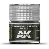 AK-Interactive Real Colors RC050: Dunkelgrün Dark Green RAL 6009 
