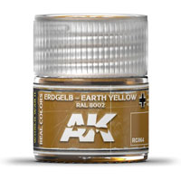 AK-Interactive Real Colors RC064: Erdgelb Earth Yellow RAL 8002 