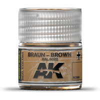 AK-Interactive Real Colors RC069: Braun Brown RAL 8020 