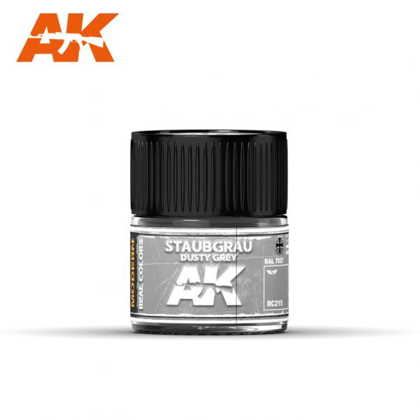 AK-Interactive Real Colors RC215: Staubgrau-Dusty Grey RAL 7037 