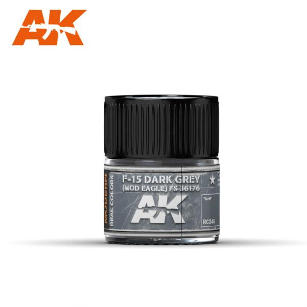 AK-Interactive Real Colors RC246:  F-15 Dark Grey (MOD EAGLE) FS 36176 