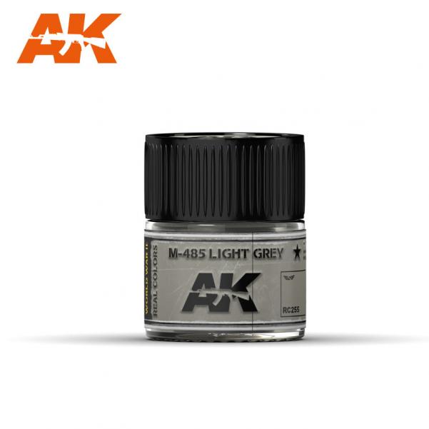 AK-Interactive Real Colors RC255: M-485 Light Grey 