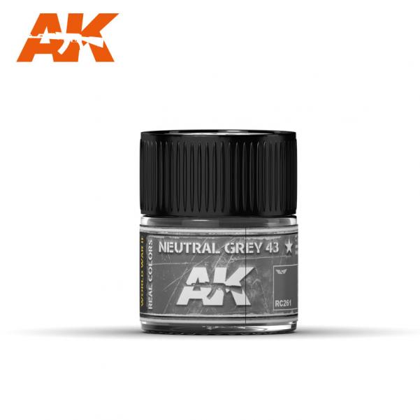 AK-Interactive Real Colors RC261: Neutral Grey 43 