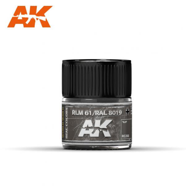 AK-Interactive Real Colors RC268: RLM 61 / RAL 8019  
