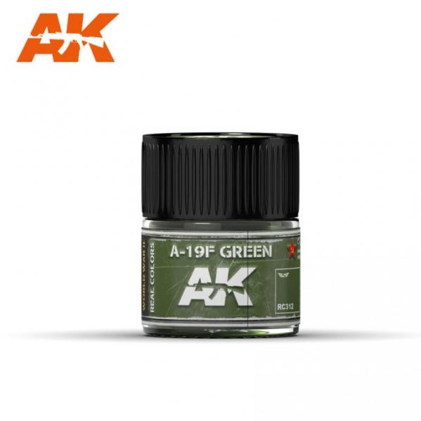 AK-Interactive Real Colors RC312: A-19F Grass Green 