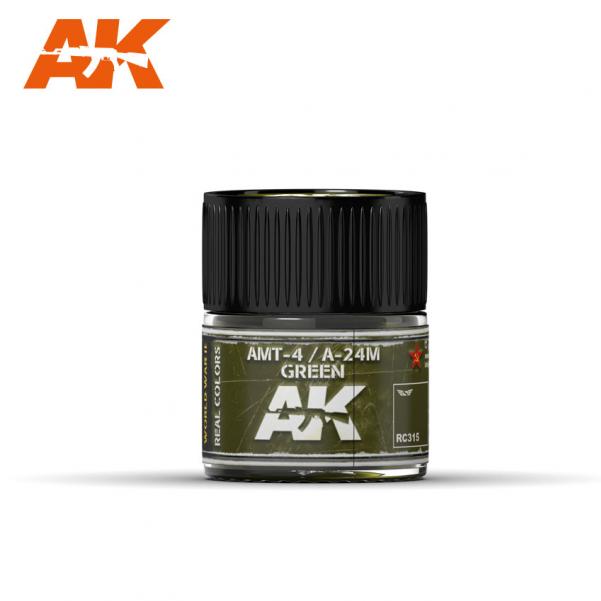 AK-Interactive Real Colors RC315: AMT-4 / A-24M Green 