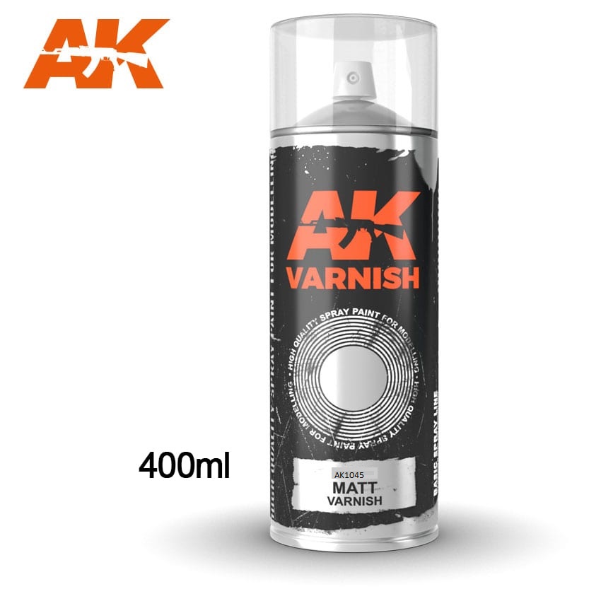 AK-Interactive Spray: Matt Varnish 