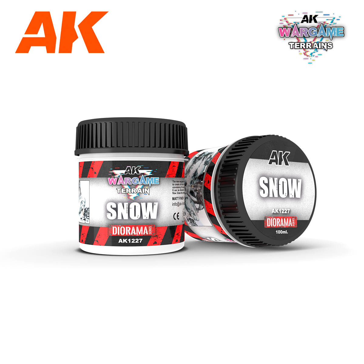 AK Wargame Terrain: Snow - 100ml (Acrylic) 