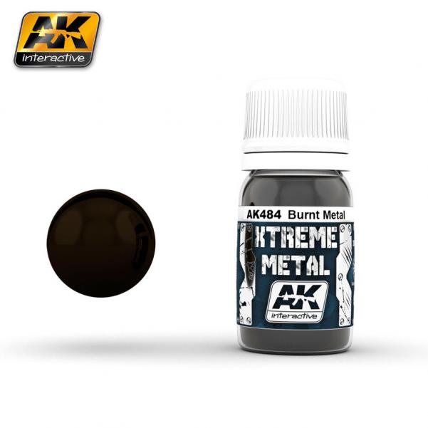 AK-Interactive Xtreme Metal: Burnt Metal (30ml) 