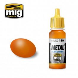 AMMO Metal Acrylics 189: Metallic Orange 