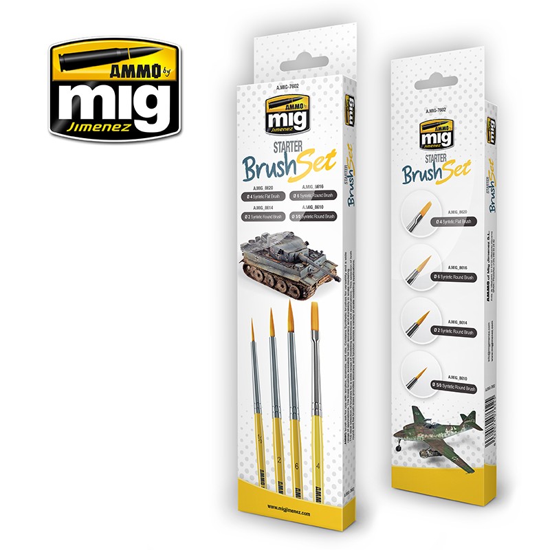 Ammo MIG: Starter Brush Set 