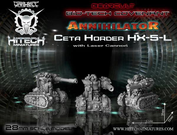 Warhell: Gearcult Bio-Tech Covenant- Annihilator Ceta Horder HX-3-L 