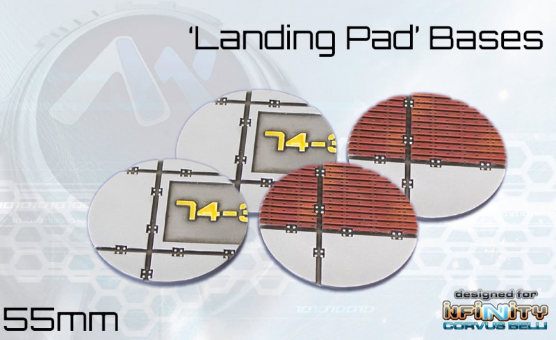 Antenocitis Workshop: Landing Pad Bases 55mm 