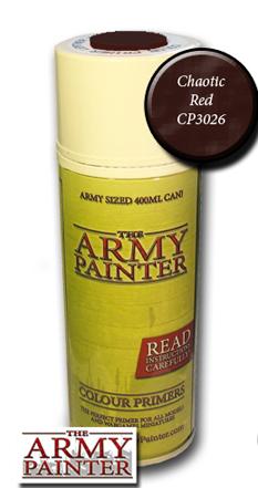 Army Painter: Spray Primer: Chaotic Red 