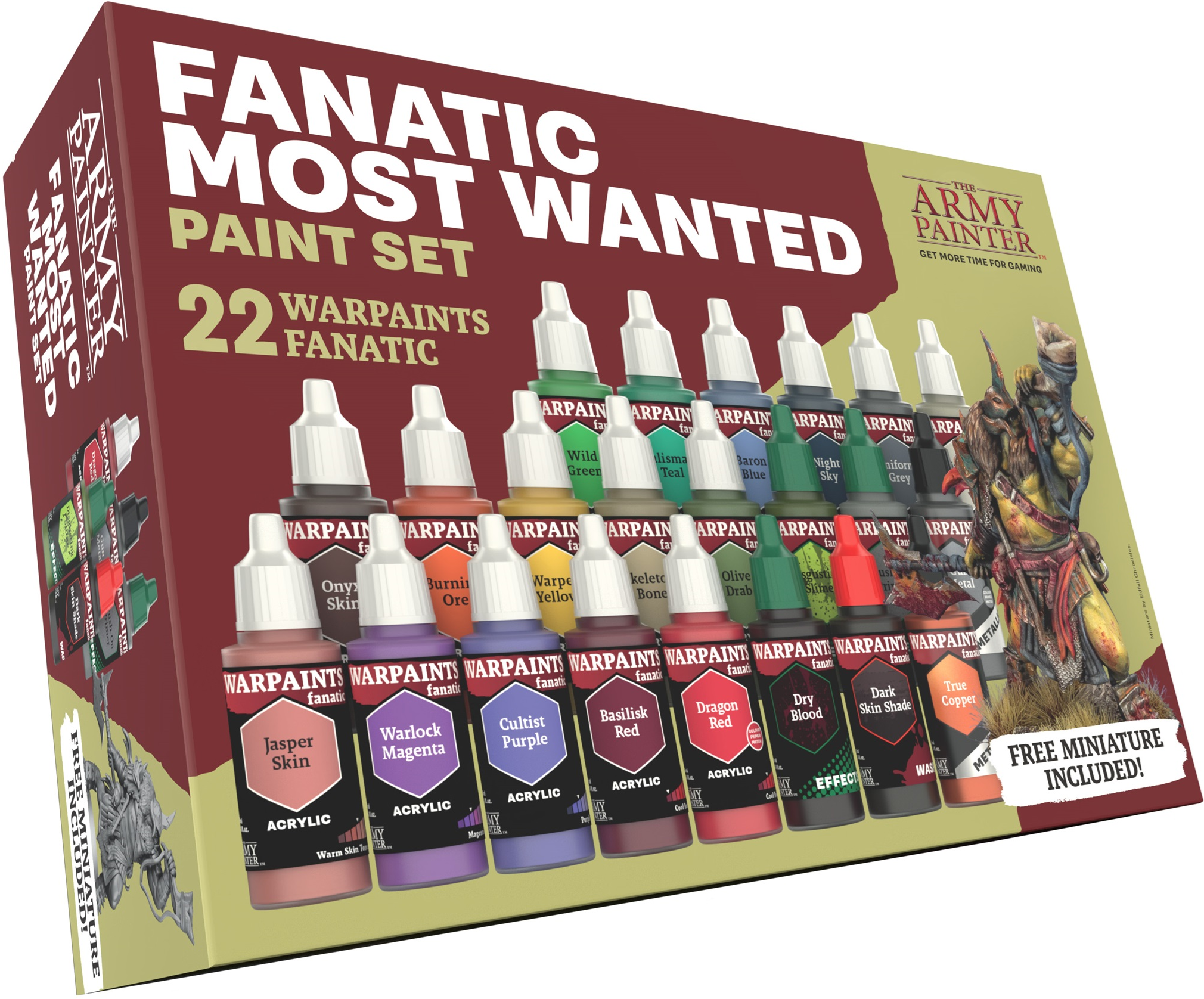 Army Painter: Warpaints Fanatic Most Wanted Paint Set 